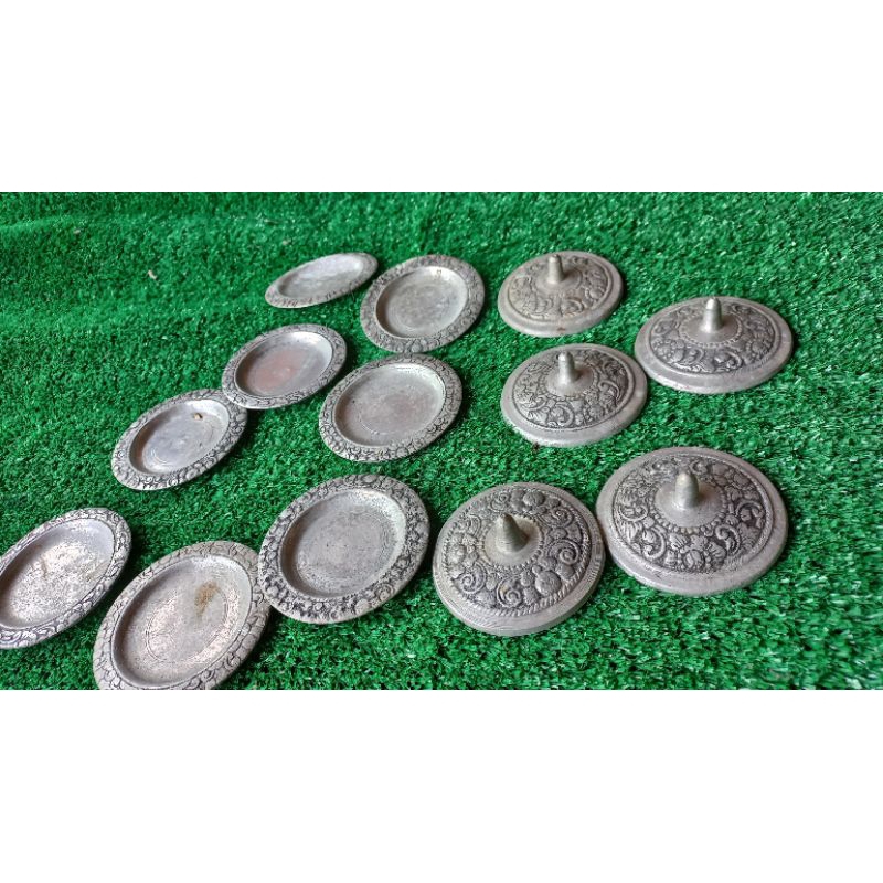 Tutup Minum Lepek Perak Bakar Antik all