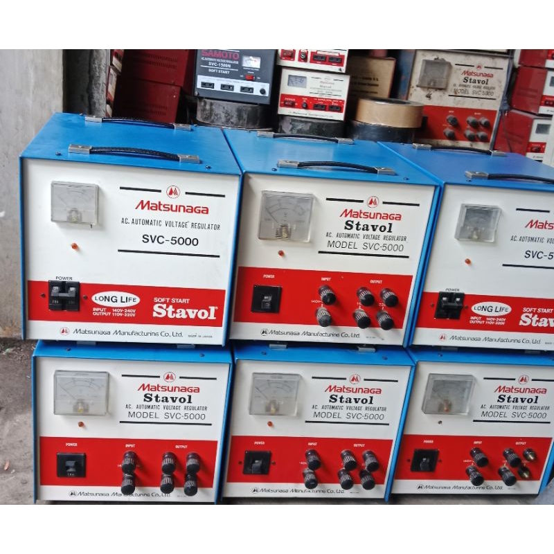 Stabilser/Stavol MATSUNAGA SVC 5000 KONDISI NORMAL ORIGINAL