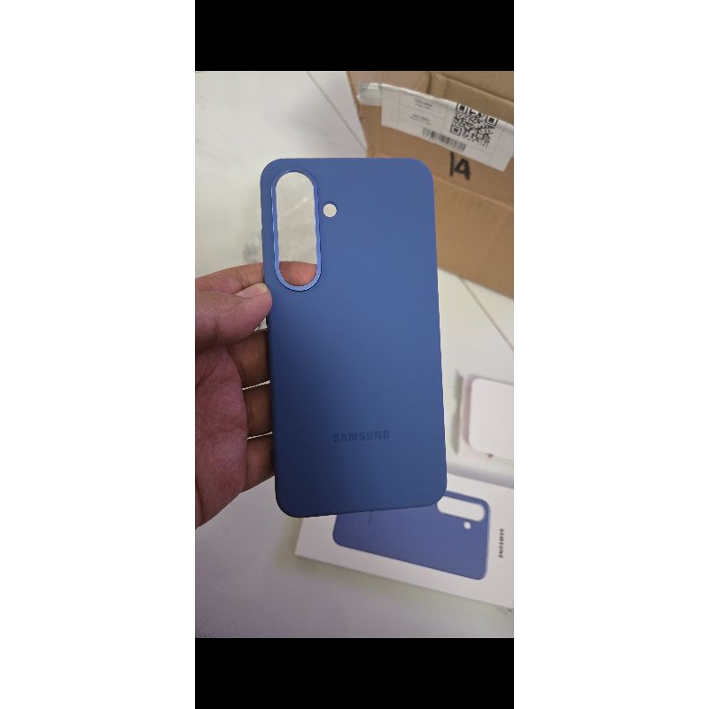 silicone case original samsung galaxy s25 basic warna biru