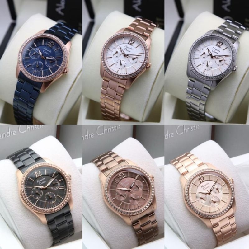 Jam Tangan Wanita Alexandre Christie 2645 AC2645 AC 2645BF [ORIGINAL]