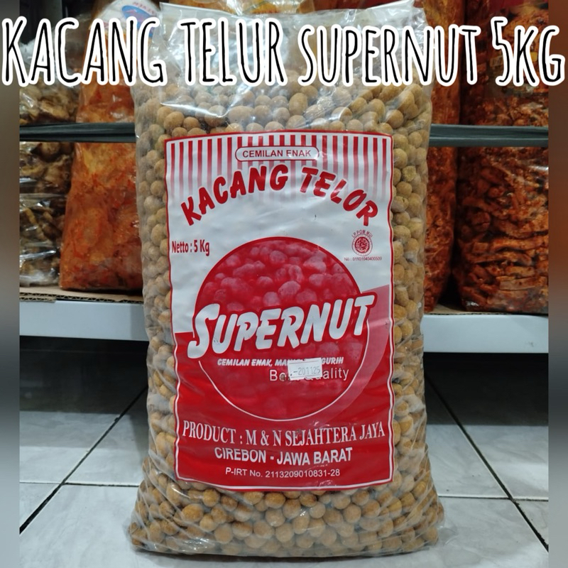 

kacang telur supernut 5kg//kemasan ball