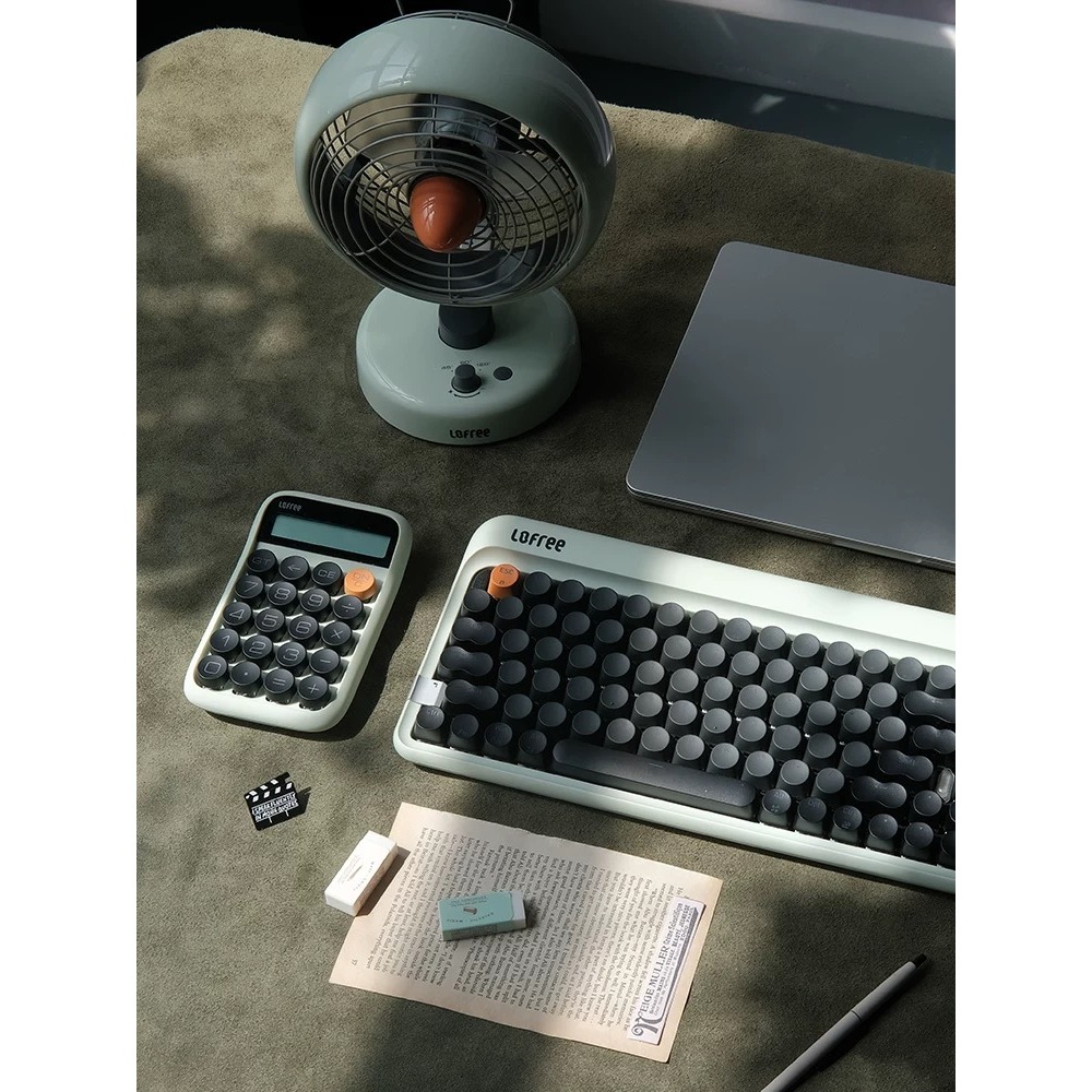 Lofree Retro Calculator 1970s Portable Mechanical Button kalkulator