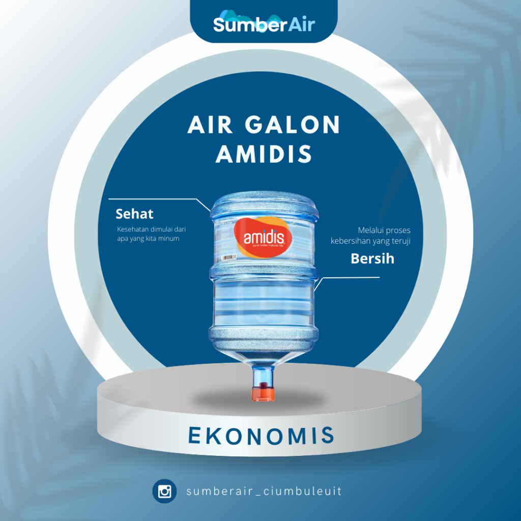 

AMIDIS GALON 19 LITER BESERTA ISINYA