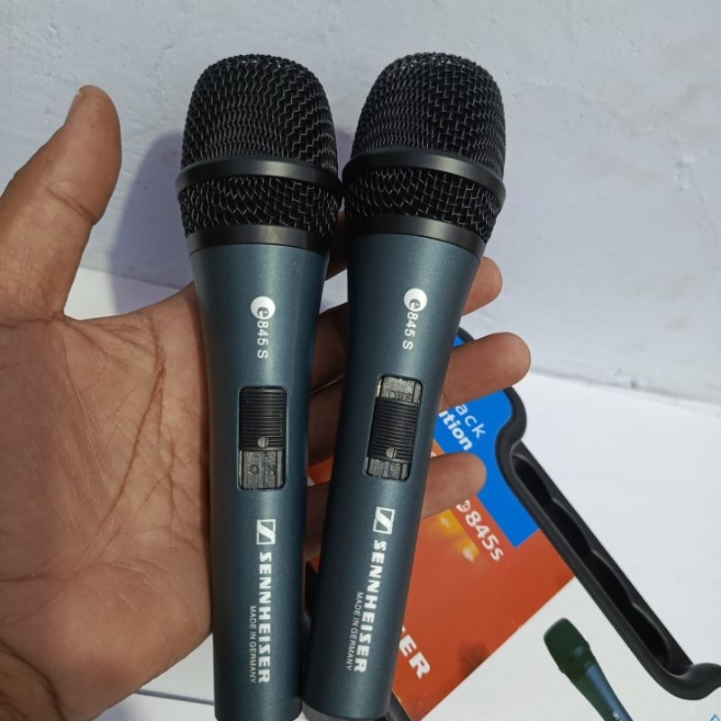 FUUL BESI, (1 KOPER ISI 2) MIK SENNHEIZER , MIK VOCAL ,LENGKAP KABEL