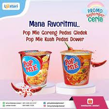 

Pop Mie Pedas Dower Pedas Gledek Termurah Promo Grosir Satuan 80Gr