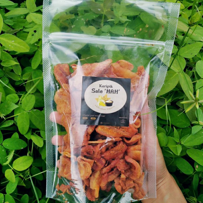 

Keripik Sale Pisang Manis Halal, Aman, Higienis, Murah, Enak, dan Sehat Khas Kebumen, Jawa Tengah