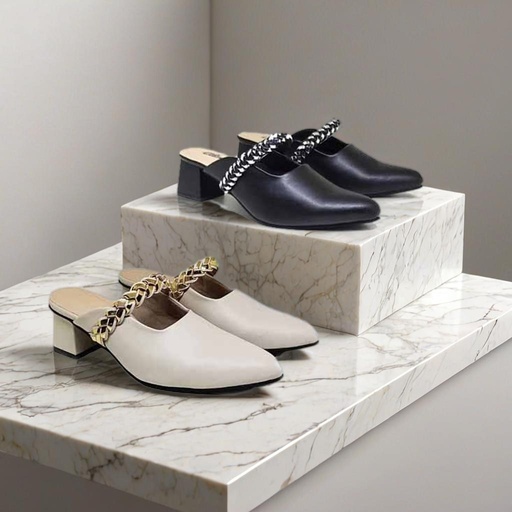 BIG SIZE 40 - 45 | Mules Heels Wanita Ukuran Jumbo | Sepatu Sandal Pesta Kondangan