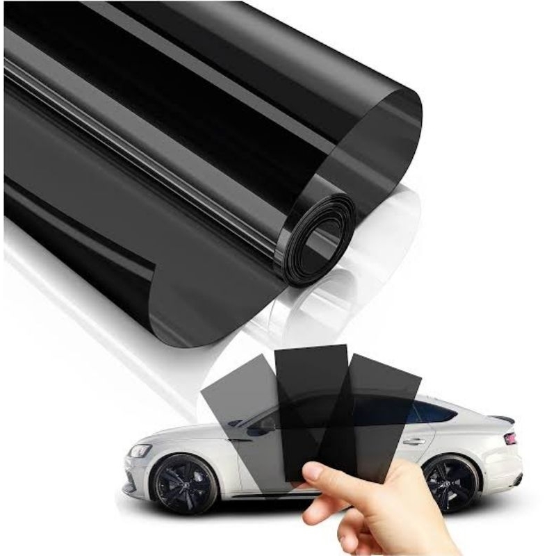Riben Kaca Film Mobil Warna Hitam Anti Panas