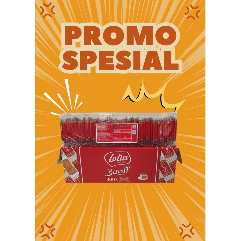 Lotus BISCOFF 315gr isi 50pcs (Individual Pack)