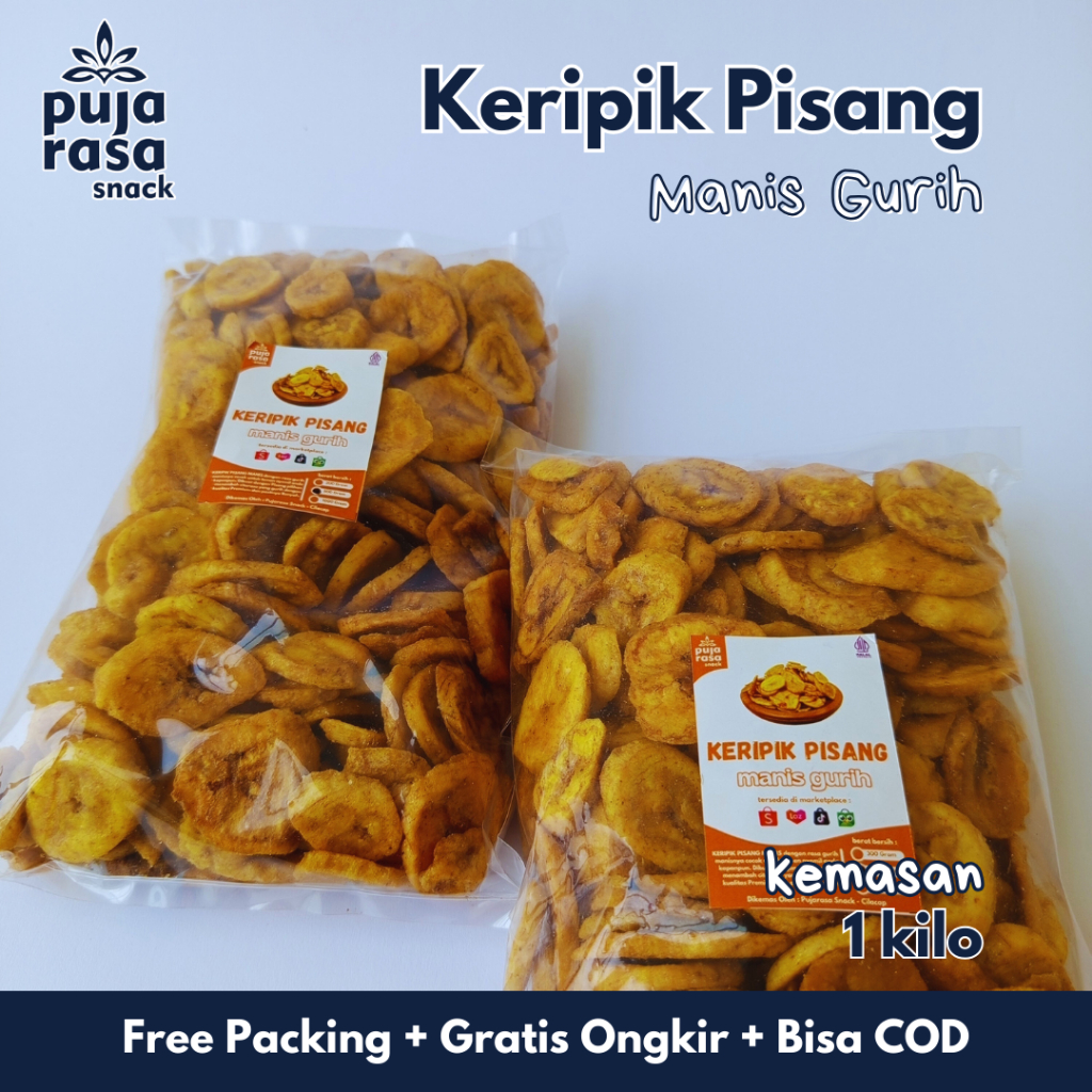 

SNACK KRIPIK KERIPIK PISANG MANIS KOIN CARAMEL 1 KG