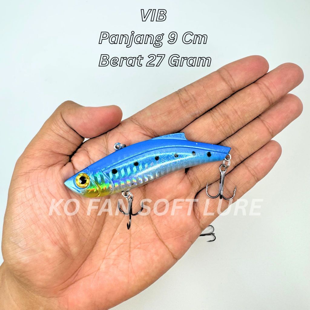 UMPAN PANCING LURE CASTING METAL VIBRAX LURE BAIT 9CM/27GR