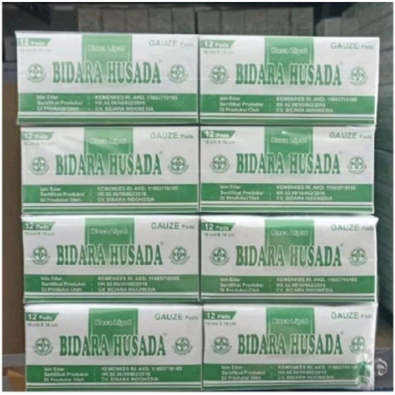 Kasa Steril 16x16 ( Isi 10 Kotak ) / Kasa Lipat - Bidara