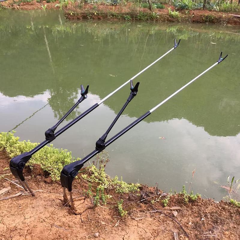 Lixada Bracket Joran Pancing Ikan Adjustable Holder 1.2meter Standar/Dudukan Joran Tegek