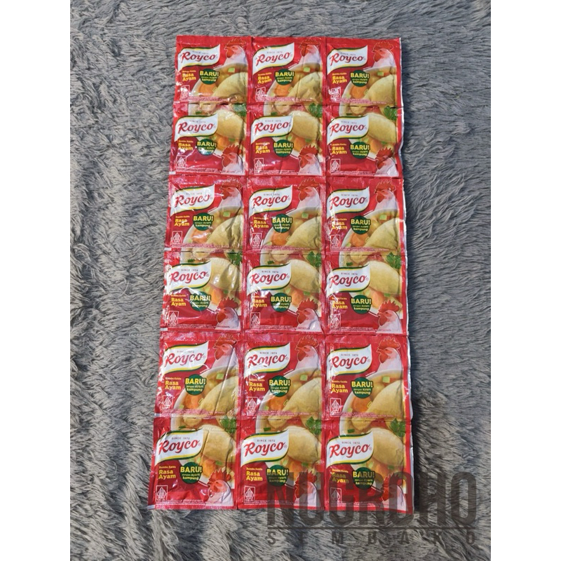

(36 PCS) Royco Bumbu Kaldu Penyedap Rasa Ayam Beryodium 8gram Royco 3 Renceng MSG