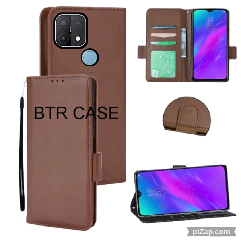 OPPO A15 / A15S CASE DOMPET HP CASING KULIT UNTUK HP FLIP COVER LEATHER