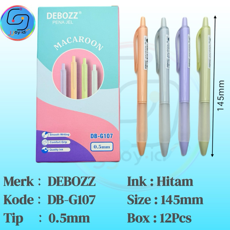 

Alat Tulis Gel DEBOZZ G107 dengan Tinta Hitam 0.5mm - Stationery | Pena | Ballpoint