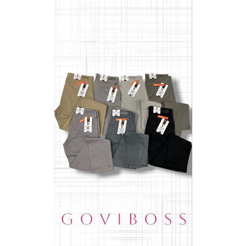 Celana Panjang Chinos Katun Premium GOVIBOSS stretch