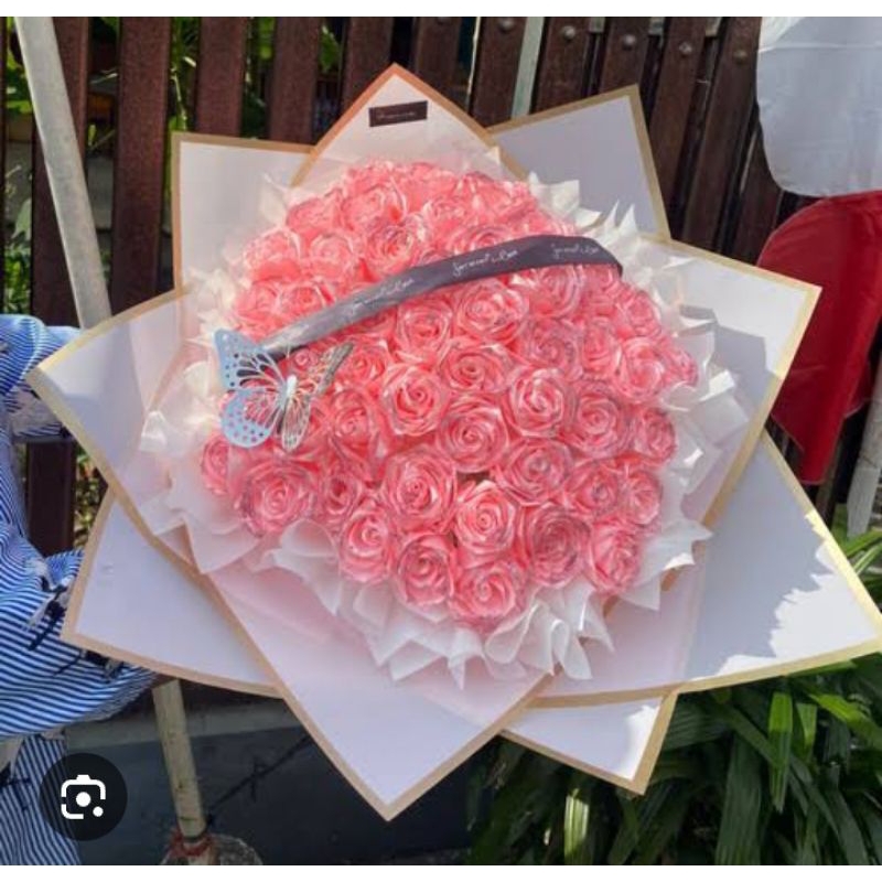 

buket pita satin 15 tangkai