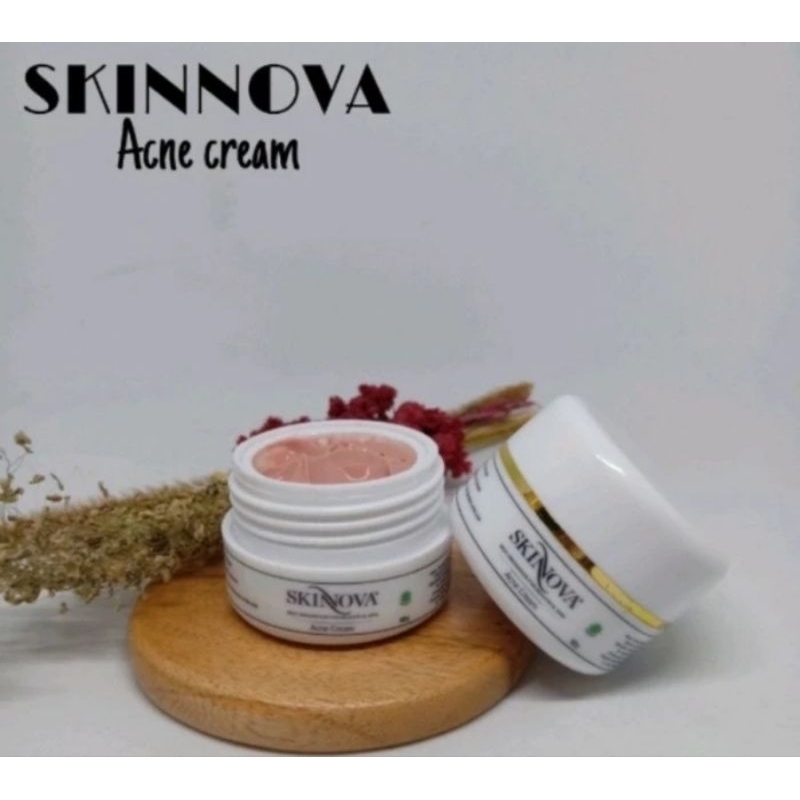 Skinnova Acne Cream - krim utk jerawat & bekas jerawat - pencerah - BPOM - skinova