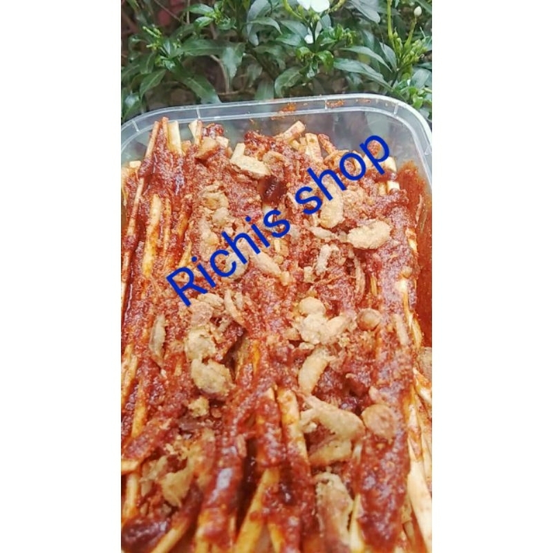 

Mie lidi pedas ndower 200gram / mi lidi pedas bumbu basah