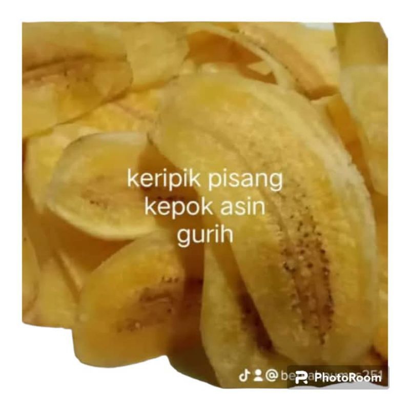 

keripik pisang kepok gurih