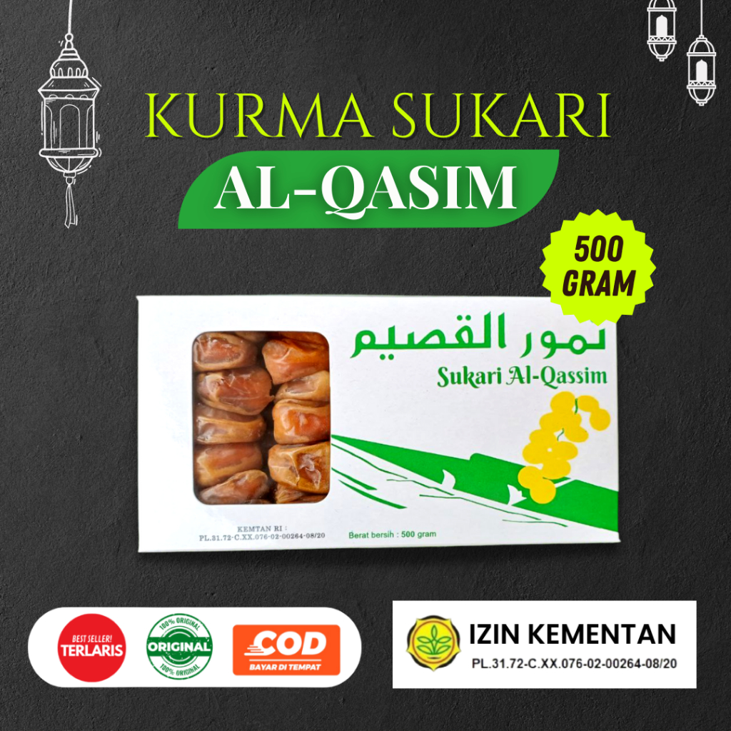 

Kurma Sukari Al Qasim 500 gr