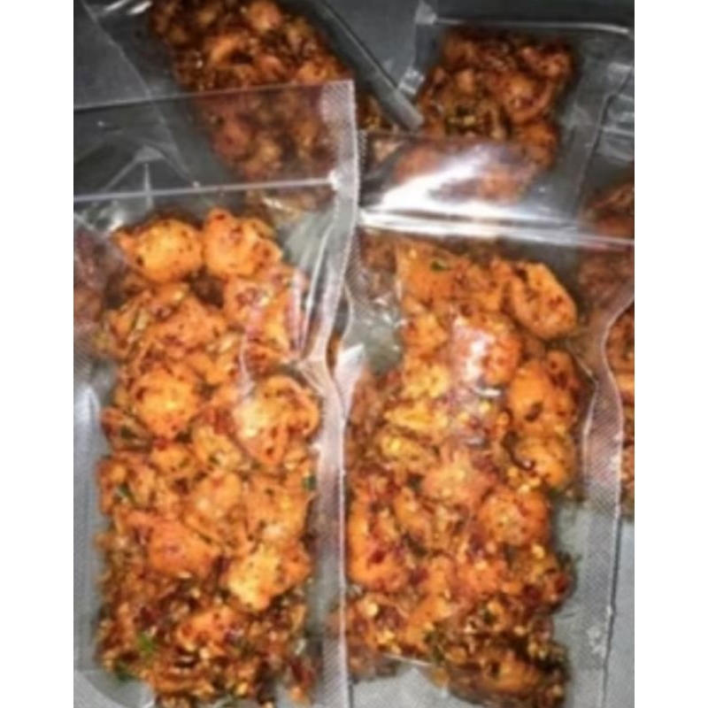 

siomay mini kering extra pedas daun jeruk isi 100gram