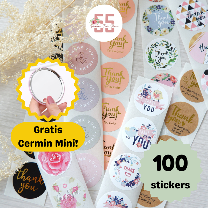 

Sticker Thank You Dekorasi Paket Label - 059