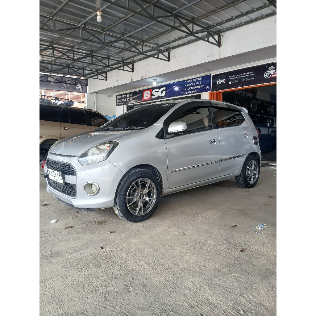 PAKET VELG PLUS BAN ACCELERA 185 55 R15 UNTUK MOBIL AYLA USE VELG HSR EXIMIUS RING 15