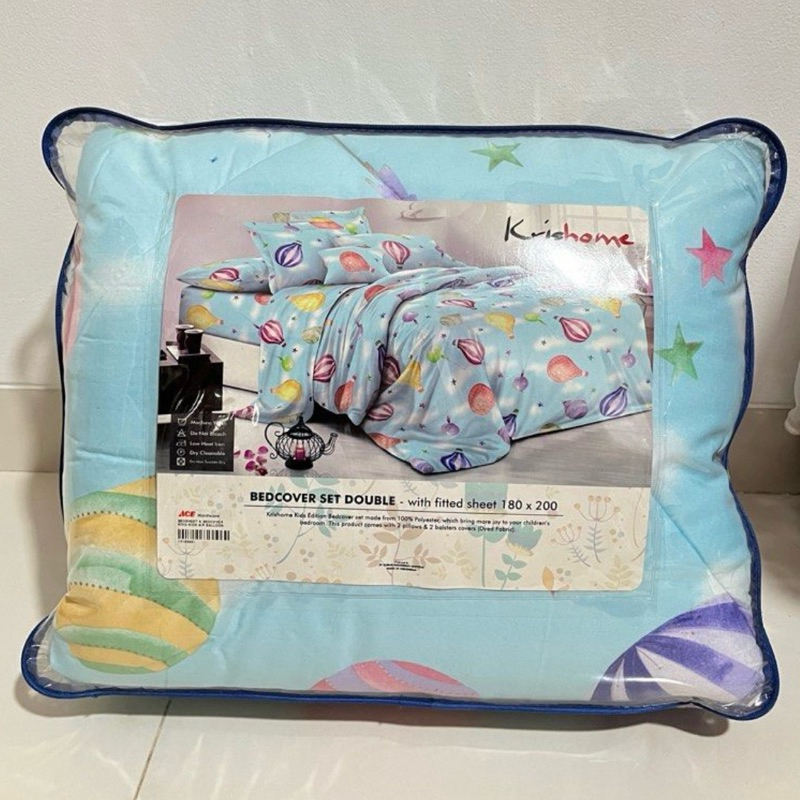 bedcover set double 180x200 ace hardware krishome