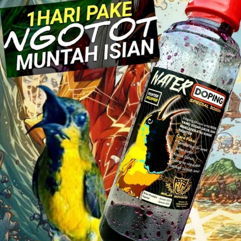 WATER DOPING SOGON/DOPING BURUNG SOGON/DOPING BURUNG SOGON/DOPING BURUNG KONIN/HIPER/DEXTRO 87/sempa