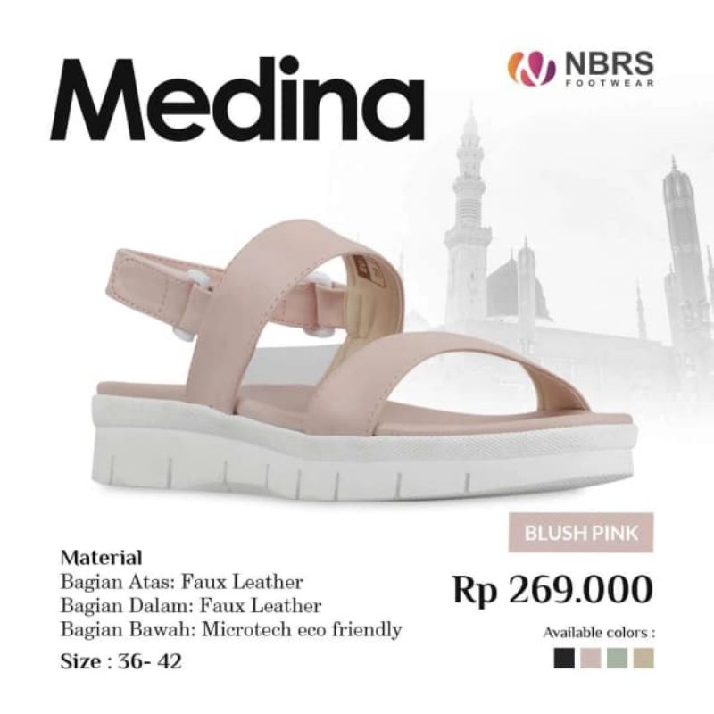 MEDINA FOOTWEAR BY NIBRAS SANDAL CEWEK WANITA MURAH