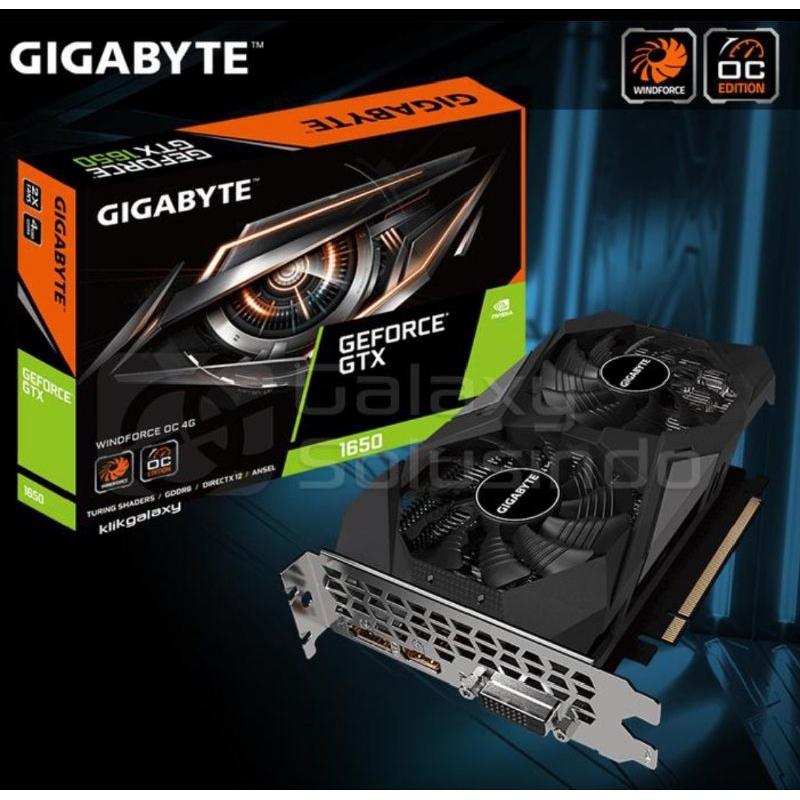 GIGABYTE GeForce GTX 1650 WINDFORCE OC 4GB GDDRN