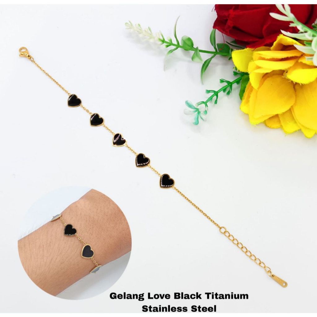 Gelang Rantai Fashion Wanita - Gelang Rantai Titanium Wanita - Gelang Wanita