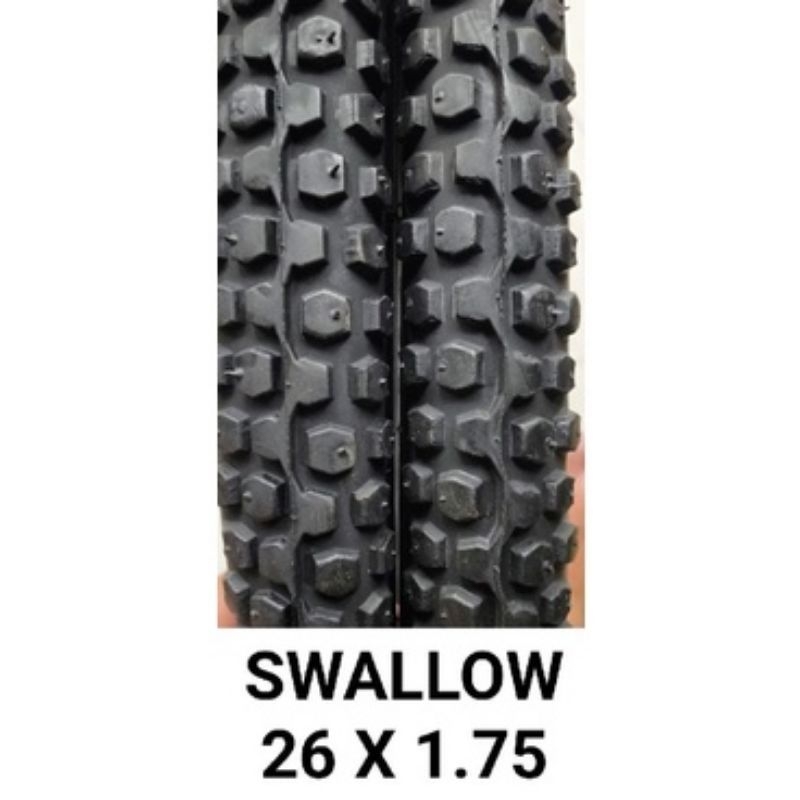 Ban Luar Sepeda 26 x 1.75 Swallow Hitam | Ban Luar Sepeda MTB 26x1.75