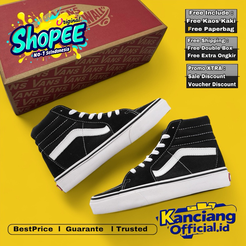 

Vans Sk8 Hi Classic Black White''\