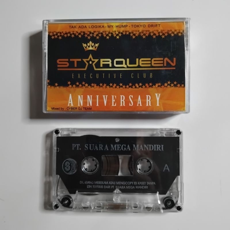 Kaset Pita Star Queen Executive Club Cyber DJ Team Anniversary Tak Ada Logika Tokyo Drift Tegar My H
