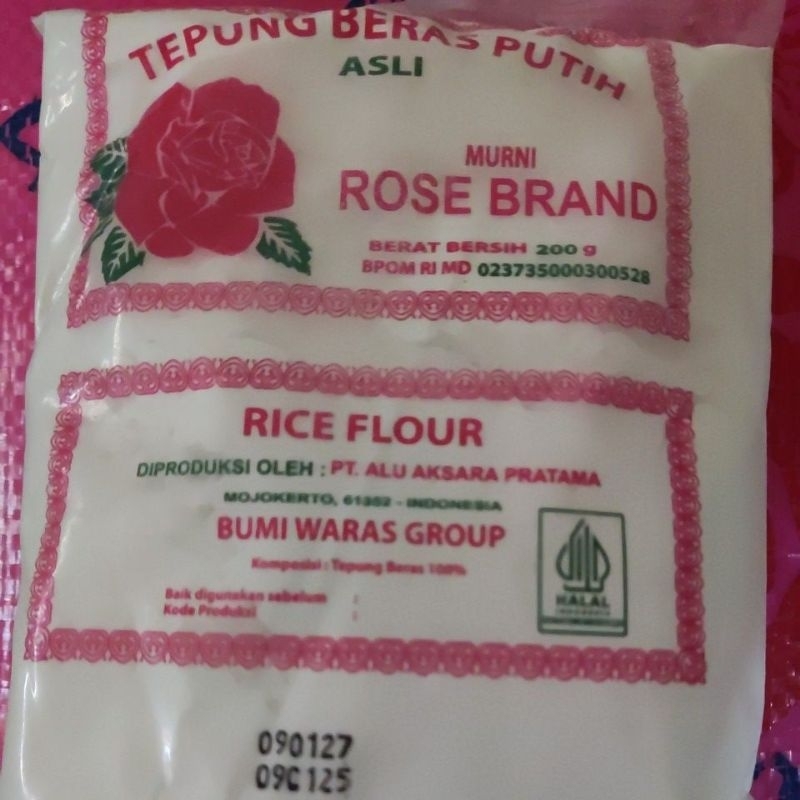 

Tepung Beras Rose Brand 200 gram