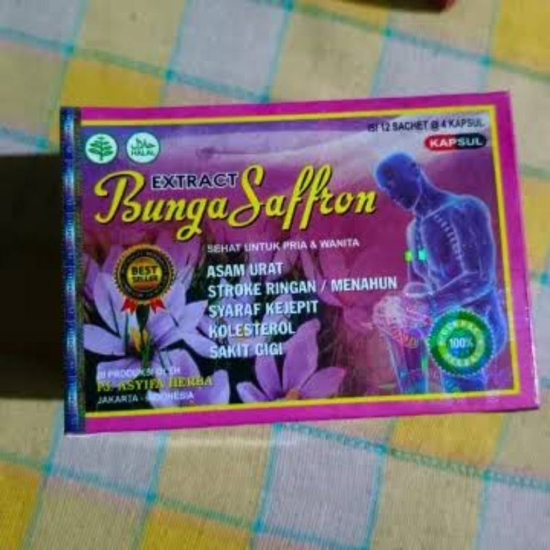 

Tradisional herbal bunga safron