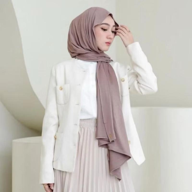 

Pashmina Kaos Rayon super Premium Spandex Jersey HIJAB KEKINIAN PASHMINA KEKINIAN