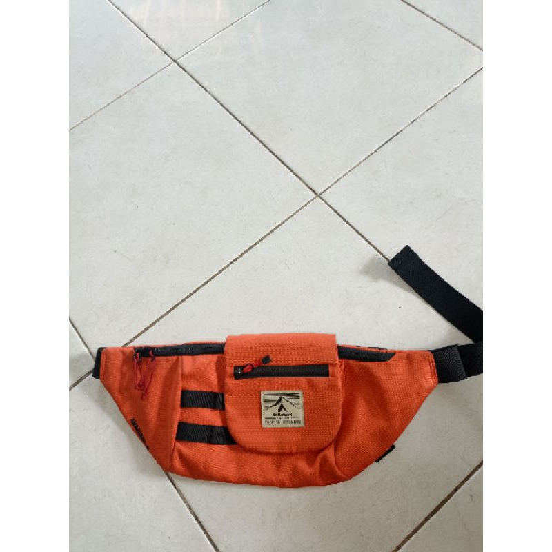 WAISTBAG MAN HIKING OUTDOOR ORANGE LIMITED 3L PRELOVED ORIGINAL