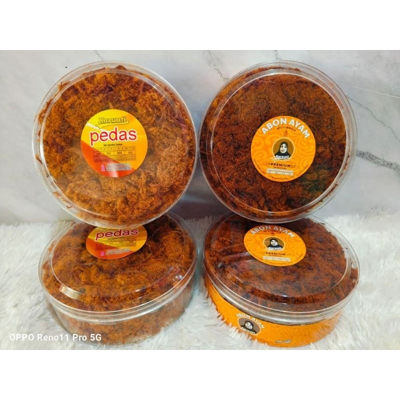 ABON AYAM KARWATI ORI / ABON AYAM  KARWATI PEDAS / GEPUK DAGING SAPI KARWATI
