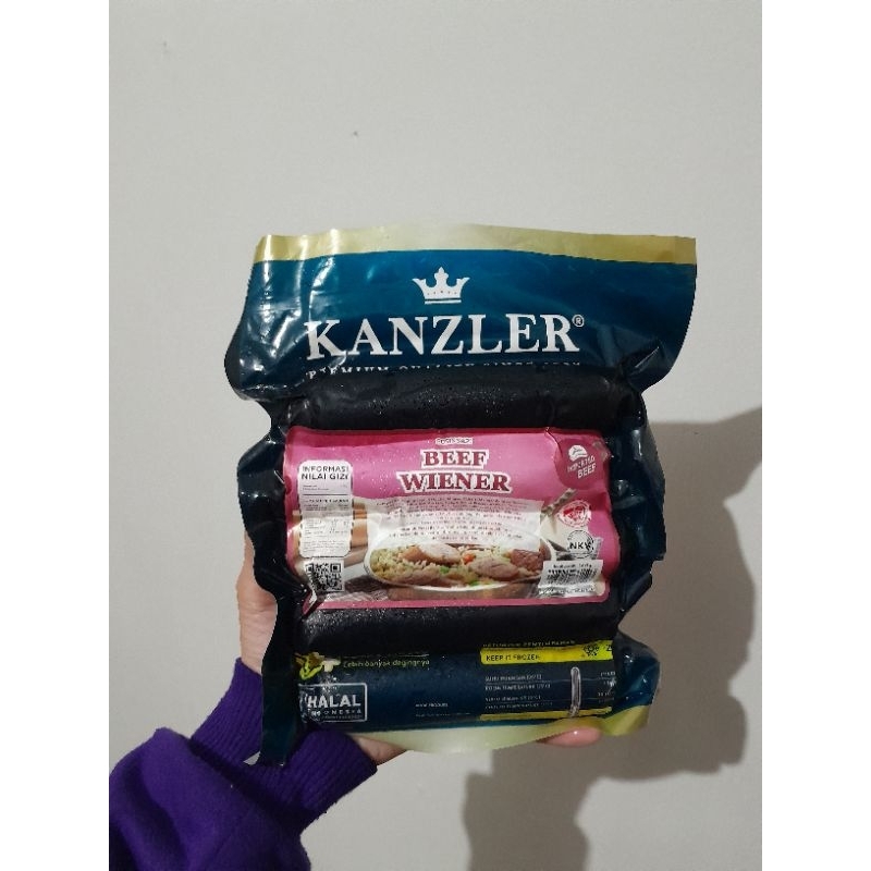 

[INSTAN ONLY] SOSIS KANZLER BEEF WIENER 360GR