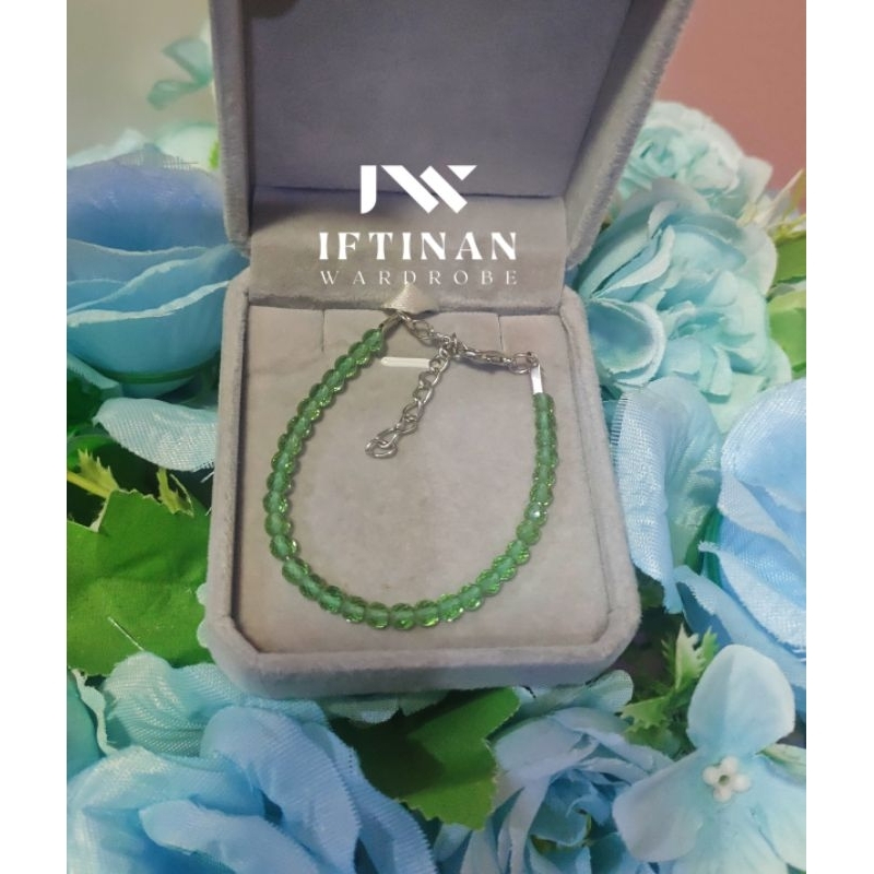 Sale Gelang Zultanite Bead 4, Stainless steel, Reject Sedikit