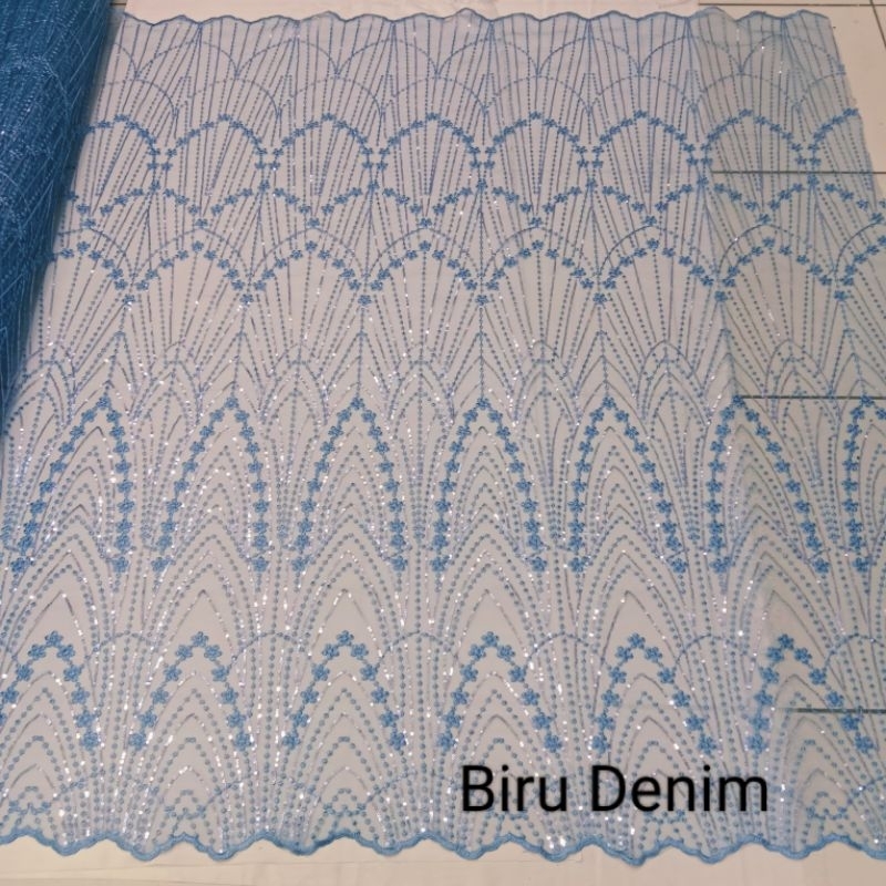 BAHAN / KAIN TILE BORDIR PAYET