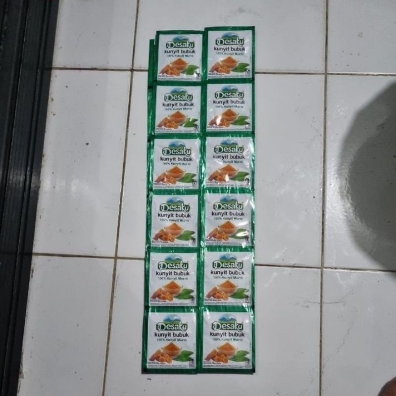 

Desaku kunyit bubuk KUNYIT asli 5gr renceng/gantung