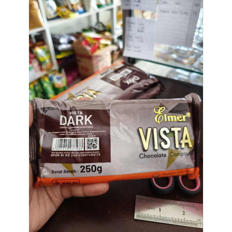 

ELMER DARK VISTA COKELAT COKLAT COMPOUND 250GR