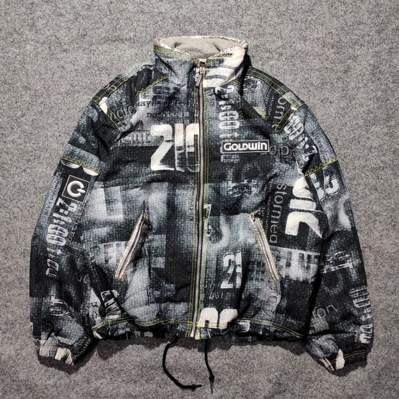 JACKET SKI SNOWBOARD OUTDOOR GOLDWIN COLORBLOCK/COLOURBLOCK VINTAGE THRIFT/SECOND