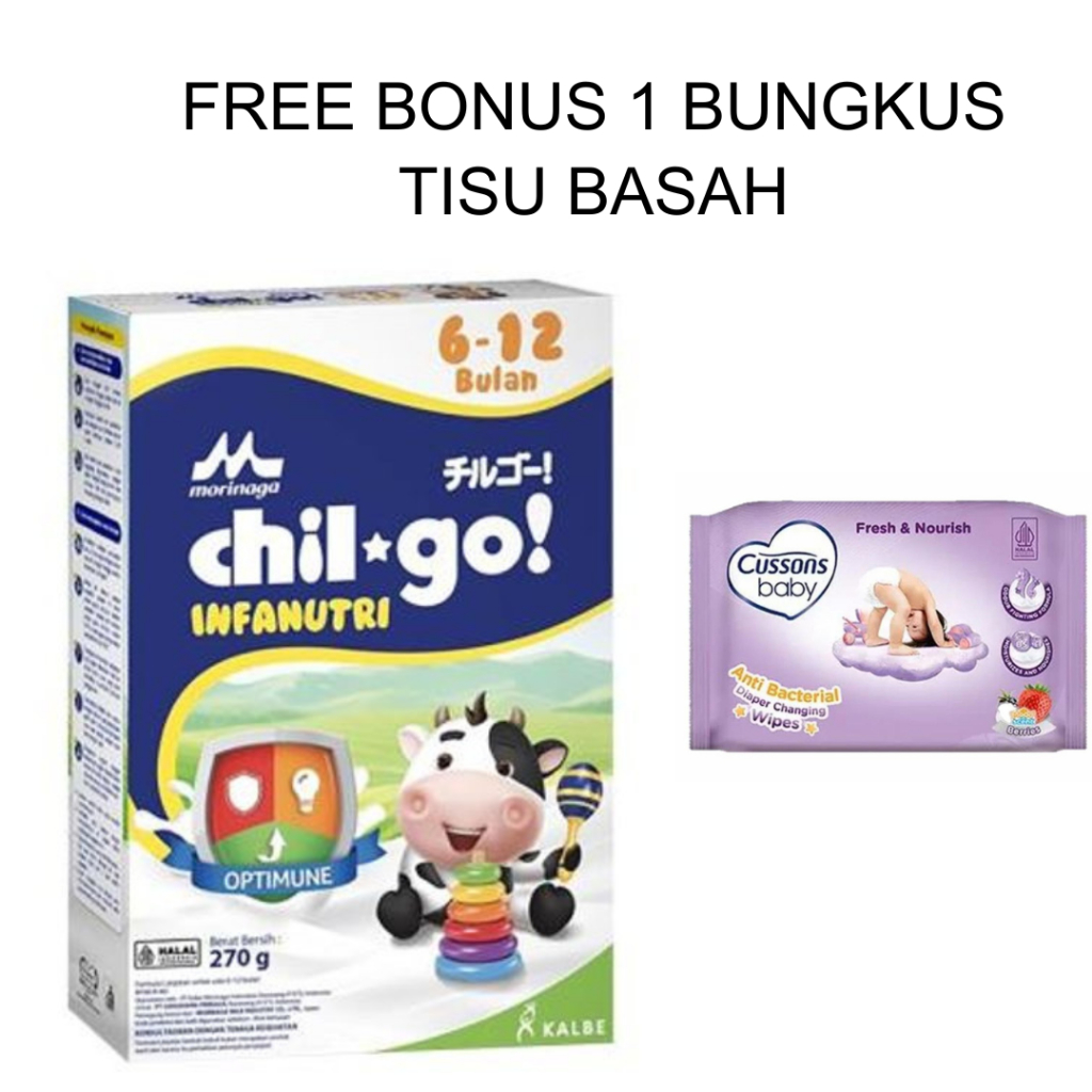 

CHILGO BABY 6–12 Bulan Susu Formula 270g – Nutrisi Lanjutan untuk Tumbuh Kembang Optimal