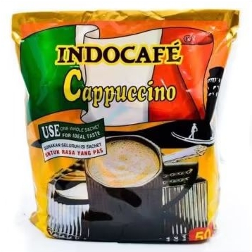 

INDOCAFE CAPPUCINNO 1 PAK 50 SACHET